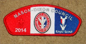 Mason Dixon Council 2014 Eagle Scout CSP - Red - Issued to Eagle Scouts - Picture 1 of 1