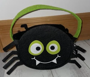 Happy Halloween Reusable Trick or Trick Bag - Black/Spider 🕷️ NEW - Picture 1 of 6