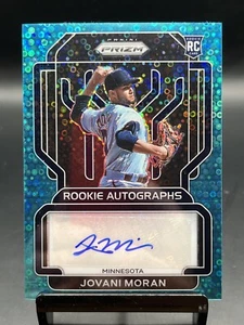 2022 Panini Prizm Jovani Moran #RA-JI Rookie Auto Teal Donut Circles /13 RC - Bild 1 von 2