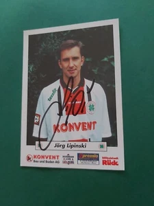 Rot Weiss Oberhausen , J. Lipinski ,  Fussball , Autogrammkarte - Bild 1 von 1