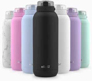 Ello Cooper 32oz Stainless Steel Water Bottle w/ Straw, Multiple Color Options - Picture 1 of 29