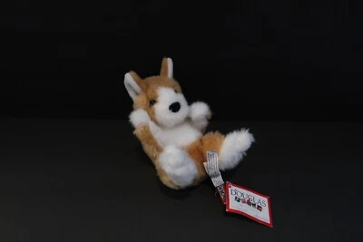 Douglas Lil Handful Corgi Puppy Dog Plush Stuffed Animal 6" Item 9881C 2016 Tags - Image 1 of 4