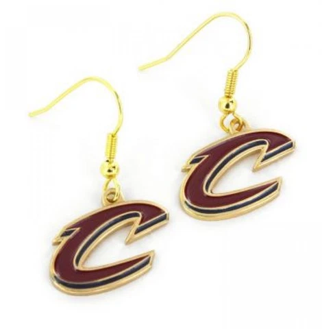CLEVELAND CAVALIERS LOGO DANGLER EARRINGS Cover