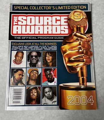 The Source Awards Official Program Guide 2004 Limited Edition Ludacris DMX Kanye - Image 1 of 4
