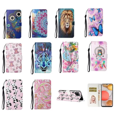 Case for Xiaomi Note 8 9 6 Pro A2 Lite 9A Patterned PU Leather Flip Wallet Cover - Image 1 of 4