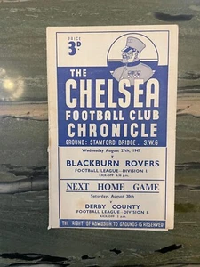 Chelsea v Blackburn Rovers, 1947/8 - Division 1. - Picture 1 of 3