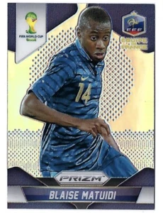 2014 Panini Prizm Fifa World Cup Soccer BLAISE MATUIDI #80 France Silver SP - Picture 1 of 2