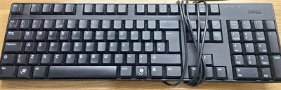 JOBLOT of 5 GENUINE Dell KB1421 Wired Qwerty Keyboard USB - Image 1 of 2