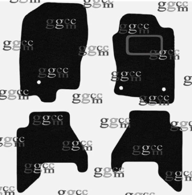 FITS NISSAN PATHFINDER (5 SEAT) 2010 & ONWARDS TAILORED BLACK CARPET FLOOR MATS. - image 1 of 4