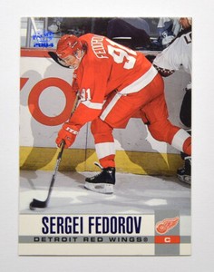 2003-04 Pacific Blue #117 Sergei Fedorov UNCUT CARD