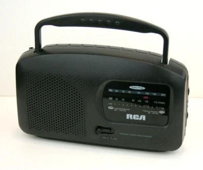 RCA RP7664A Portable 2 Band Radio Receiver for Parts or Repair - Image 1 of 3