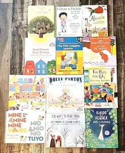 Lot of 12 Children's Picture Books: Bilingual - Spanish & English Paperback - Picture 1 of 9
