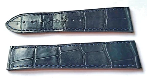 Authentic Camille Fournet Paris Black Leather watch strap 20/16mm 85+90mm OEM - Picture 1 of 2