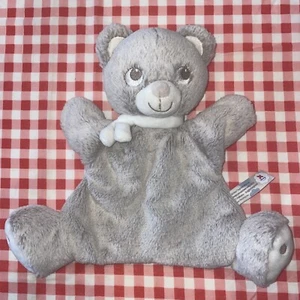 CA A2 / DOUDOU MARIONNETTE NICOTOY OURS BEIGE GRIS CHINÉ TAUPE ÉCHARPE 23CM - Imagen 1 de 3