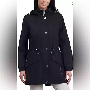 London Fog Women's Water-Resistant Hooded Anorak Coat 3XL NWOT - Picture 1 of 9