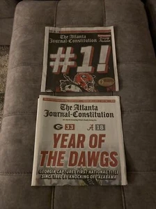 UGA National Champions AJC (16 Page Paper + Collectors Insert NOT A Reprint) - Picture 1 of 12