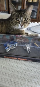 HOT WHEELS HARLEY DAVIDSON RUMBLE ROAD VINTAGE MOTORCYCLES - Picture 1 of 11
