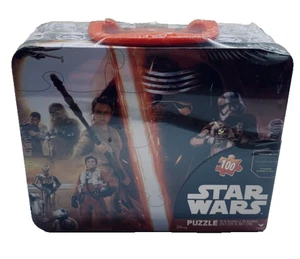 NEU Star Wars Dose LUNCH BOX Sammlerstück mit 100 Stück Disney Puzzle Neu Versiegelt - Bild 1 von 12