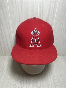 Cappello Berretto Anaheim Angels On Field Rosso 7 1/2 Ricamato Nuova Era 59FIFTY - Foto 1 di 6