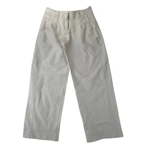 Lululemon City Sleek Wide Leg Pant Size 6 High Rise Beige Stretch Casual - Picture 1 of 13