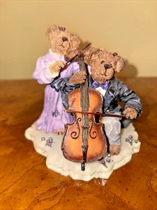 Boyds Bears Bearstone Collection #228366 String Section Figurine Orchestra Music - Picture 1 of 7