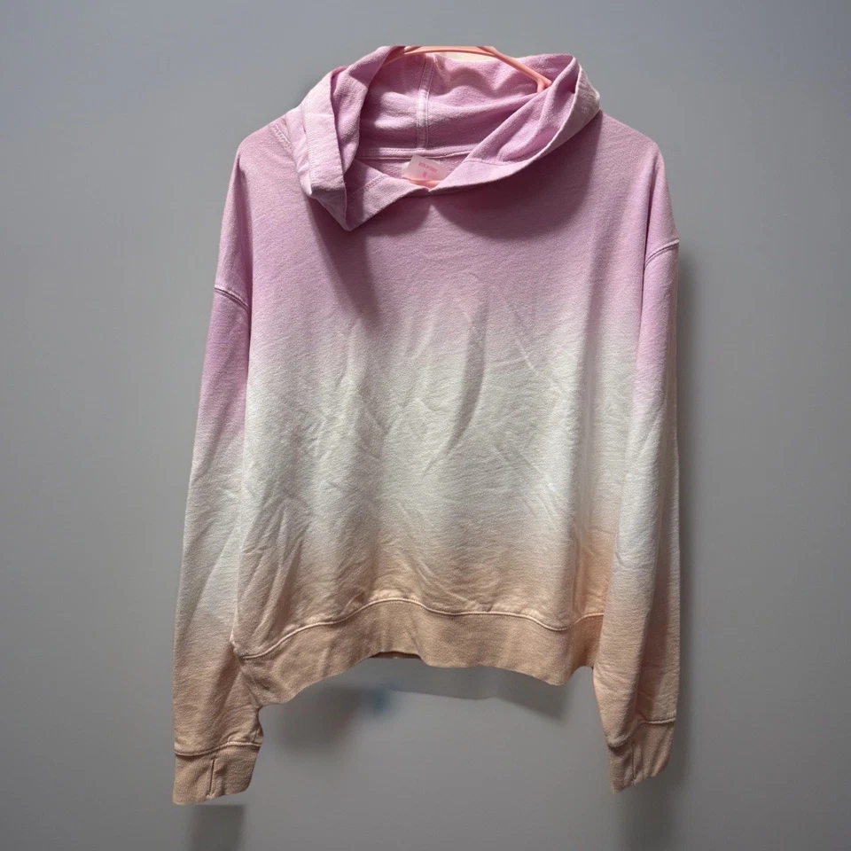 Juicy Couture Sport Womens Ombre Hoodie Sweatshirt Pink White Peach Medium Med M - Image 1 of 3