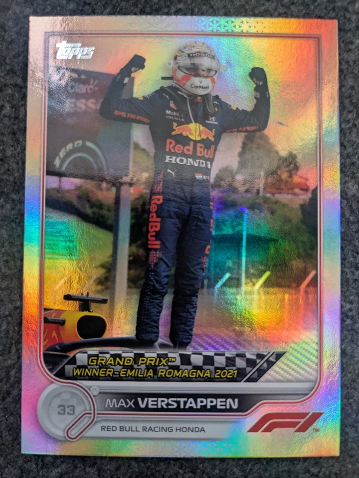 2022 TOPPS FORMULA 1 MAX VERSTAPPEN GRAND PRIX RAINBOW PARALLEL#152 - Image 1 of 1