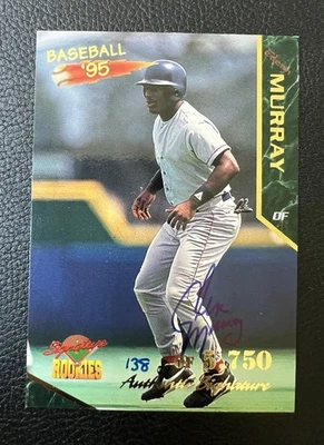 1995 Signature Rookies Baseball Auto Autograph  138/5750 - Glenn Murray - Image 1 of 2