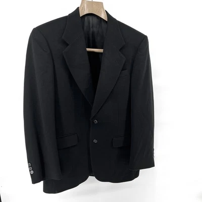 Amherst & Brock Made in USA Black Camelhair Blazer Today's Man 38R - Image 1 of 4