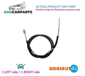 HANDBRAKE CABLE PAIR REAR 130217 ADRIAUTO 2PCS NEW OE REPLACEMENT