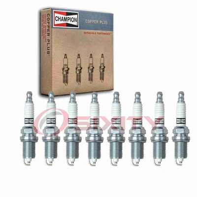 8 pc Champion Copper Plus Spark Plugs for 2006-2010 BMW 650i 4.8L V8 rf - Image 1 of 4