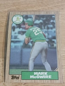 1987 Topps #366 Mark McGwire Oakland Athletics MLB Baseball Card I Combine Ship - Picture 1 of 2