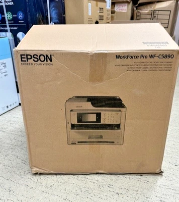 Epson WorkForce Pro WF-C5890 Wireless Multifunction Color Inkjet Printer New OB - Image 1 of 4