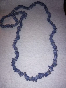 Puka Shell Blue Chip Necklace 16" length - Picture 1 of 1