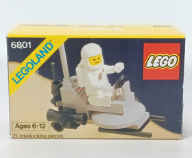 Lego Space 6801 Moon Buggy Rocket Sled 1983 Vintage Brand 'New-Other' Sealed Box