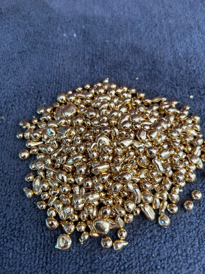 金色 16 盎司 999 澳大利亚镀金金粒   — 第 1/4 张图片