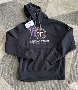 Men’s Nike NFL Tennessee Titans 2024 Crucial Catch Sideline Hoodie Sz Medium NWT - Picture 1 of 7