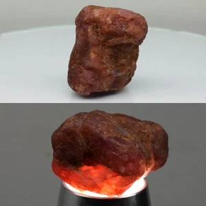 💎 Jumbo! 119.83ct Rough Purplish Red Ruby - Unheated, Tanzania Gemstone - Bild 1 von 6