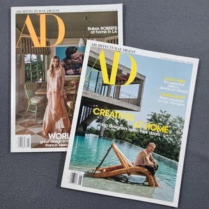 Architectural Digest Magazine May & June 2004 Lot of 2 Emma Roberts Diplo Homes - Picture 1 of 7