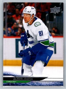 2024-25 Upper Deck #424 Dakota Joshua Vancouver Canucks - Picture 1 of 2