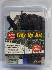 Tidy-Up Kit Boat Fender Adjuster With Fender Rope - Taylor Made - Black Rope - Picture 1 of 3