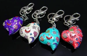 Schlüsselanhänger Herz Strass Steine Herzchen Taschenanhänger - Bild 1 von 5