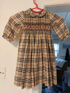 Burberry Nova Plaid Infant Dress Size 12 Months - Picture 1 of 12
