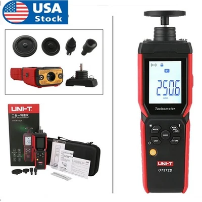 UNI-T UT372D Digital Láser RPM Tacómetro Contacto/Prueba Sin Contacto Bluetooth Fu Foto 1 de 4