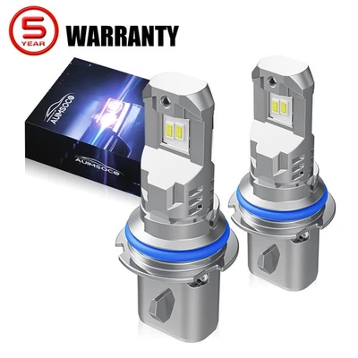 Faro LED 9004 HB1 para Nissan Máxima 1990-1999 bombillas de haz alto bajo 48000LM Foto 1 de 4