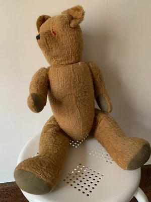 Grand Ours peluche ancien vintage 55 cm - Photo 1/4