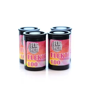 Flic Film Elektra 100 ISO 35mm 36 Exposure Colour Negative Film - 4 Pk ** OUT... - Picture 1 of 1