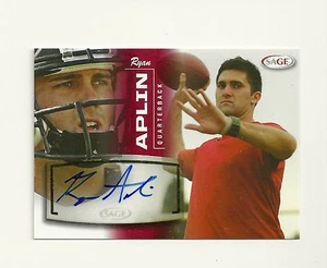 2013 SAGE Autographs Red #2 Ryan Aplin Arkansas State Red Wolves Auto - Picture 1 of 2