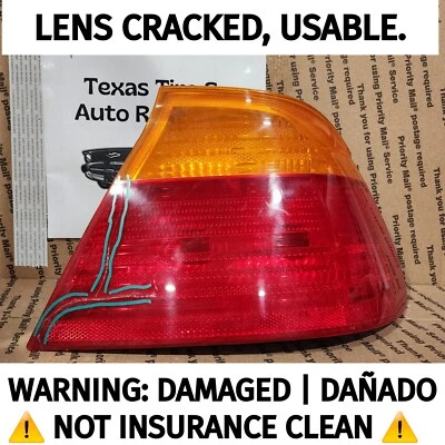 (DANIFICADO) 1999-2001 BMW E46 328Ci Sedan lanterna traseira lateral direita do passageiro - Imagem 1 de 4