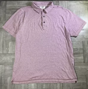Link Soul Tempus Fugit Herren Poloshirt rot kurzärmelig groß 100 % Luxus Baumwolle - Bild 1 von 9